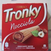 Вафельные трубочки с начинкой Ferrero "Tronky Nocciola"