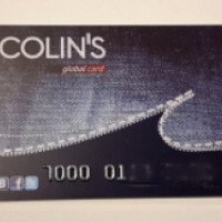 Скидочная карта COLIN'S GLOBAL CARD