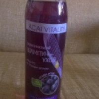 Укрепляющий шампунь-уход Magrav Acai Vitality "Защита от потери волос" Ягоды асаи