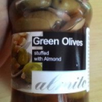 Королевские зеленые оливки Almito фаршированные миндалем