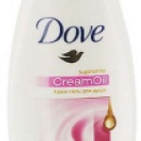 Крем-гель для душа Dove "Cream Oil" Аромат миндаля и цветов вишни