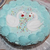 Бисквитный торт Волжский пекарь "Лебединая верность"