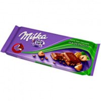Шоколад Milka Hazelnuts молочный