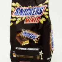 Шоколадные батончики Марс "Snickers Minis"