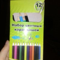 Набор цветных карандашей Тандер