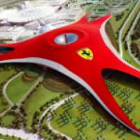 Тематический парк Ferrari World Abu Dhabi 