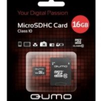 Карта памяти Qumo micro SDHC Class 10