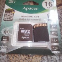 Карта памяти Apacer microSDHC UHS-I 16GB Class10