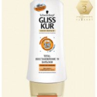 Бальзам для волос Schwarzkopf GLISS KUR Total-восстановление