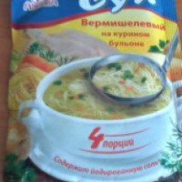 Суп вермешелевый на курином бульоне Агриппина