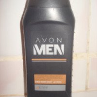 Комплексное средство 3 в 1 : шампунь, ополаскиватель, гель для бритья Avon MEN "Основной уход"
