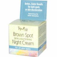 Ночной крем для осветления кожи против пятен Reviva Labs