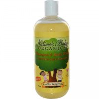 Шампунь для волос и тела Nature's Baby Organics с ароматом ванили и мандарина