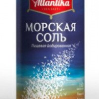 Морская йодированная соль Atlantika