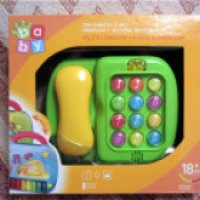 Музыкальная игрушка Baby Телефон и Пианино 2-в-1