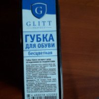Губка-блеск Glitt protect "Экспресс-уход за изделиями из гладкой кожи"