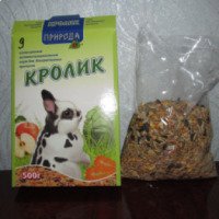 Корм для декоративных кроликов Природа "Кролик" полноценный витаминизированный