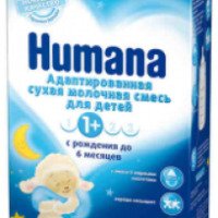 Сухая молочная адаптированная смесь Humana 1+