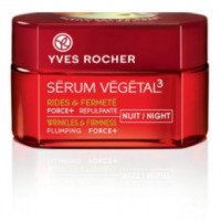 Ночной крем для лица Yves Rocher "Уход, заполняющий морщины Serum Vegetal Force+"