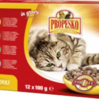 Корм Propesko в пакетиках для стерилизованных кошек