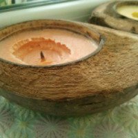 Свеча плавающая "Coco-Rico" из настоящего кокосового ореха