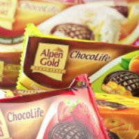 Печенье бисквитное Alpen Gold Chocolife