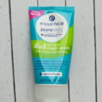 Очищающий крем для умывания Essence pure skin 4 in 1 anti-spot