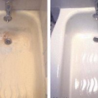Реставрация ванны при помощи технологии Стакрил