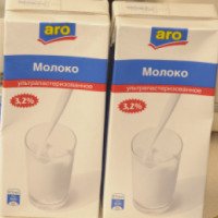 Молоко питьевое ультрапастеризованное Aro 3,2%