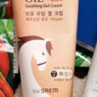 Крем-гель для лица и тела The Saem Horse Oil Soothing Gel Cream c конским жиром