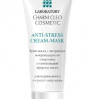 Крем-маска Charm Cleo Cosmetic Anti-stress Cream Mask с экстрактом микроводоросли спирулины и композицией эфирных масел