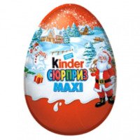 Шоколадное яйцо Kinder Surprise maxi