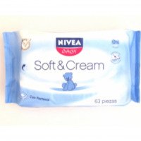 Влажные детские салфетки Nivea Baby Soft ans Cream