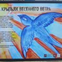 Выставка рисунков "На крыльях весеннего ветра" в Лианозовском парке (Россия, Москва)