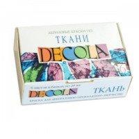 Акриловые краски по ткани Decola