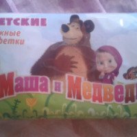 Салфетки детские Авангард "Маша и медведь"