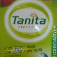 Восковые фруктовые полоски Tanita для депиляции тела