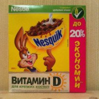 Готовые завтраки Nestle "Шоколадные шарики" с витамином D