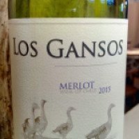 Вино красное сухое Los Gansos Merlot 2015