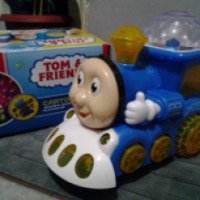 Детская музыкальная игрушка "Паровозик-проектор" TOM&FRIEND "Cartoon Train"