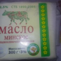 Масло сладкосливочное Минское 72.5% Милкавита