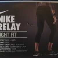 Брюки укороченные женские Nike Relay Crop Tight Fit