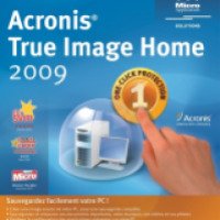 Программа Acronis True Image Home 2009 для резервного копирования данных