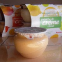 Сливочный йогурт Auchan с МДЖ 4,5%