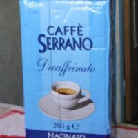 Кофе без кофеина молотый Serrano