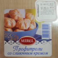 Пирожные Профитроли со сливочным кремом Mirel