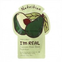 Маска для лица Tony Moly I'm Real "Питание" с экстрактом авокадо