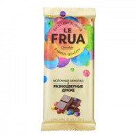 Молочный шоколад Le Frua Разноцветное драже