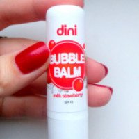 Бальзам для губ Dini Bubble Balm Milk Strawberry