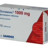 Антибиотик Sandoz "Оспамокс"